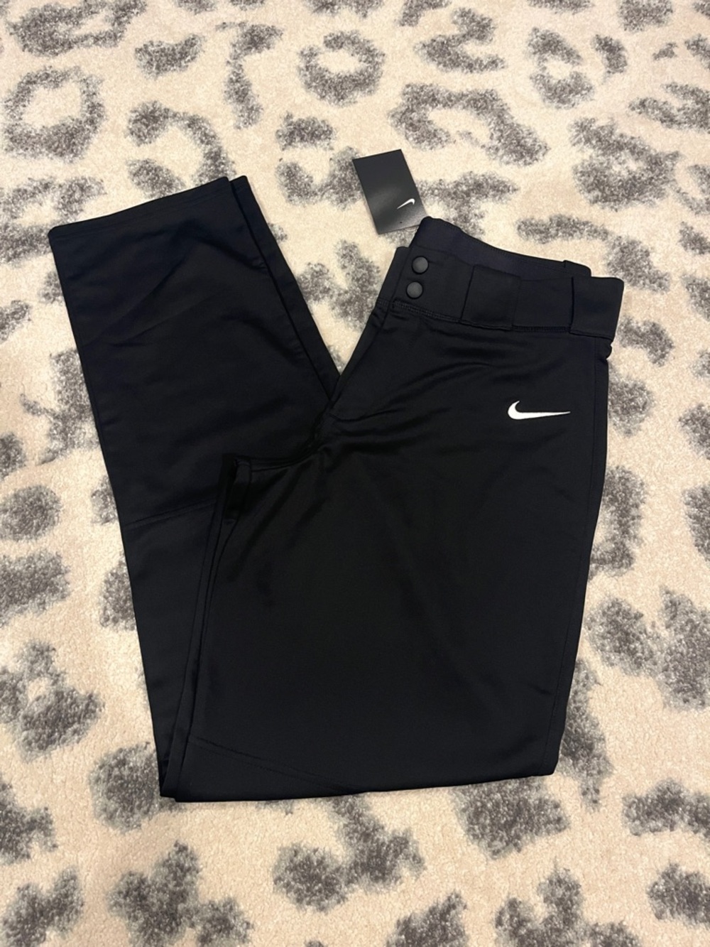 Nike Men’s Black Straight Leg Baseball Pants